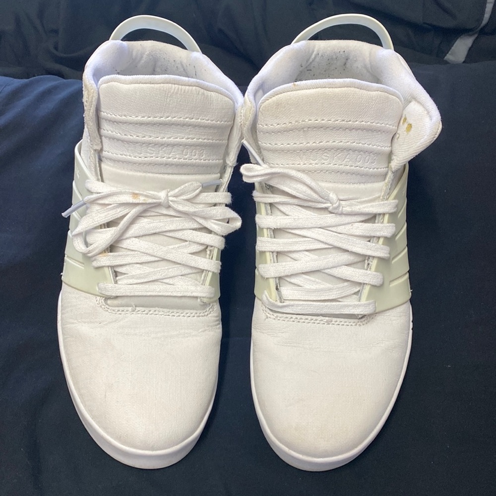 Supra musks 003 all white size 11
